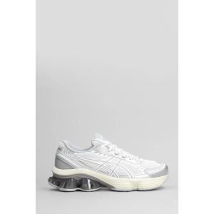 Sneakers Gel-Kinetic Fluent in pelle e tessuto Bianco