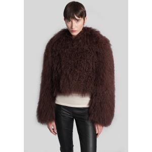 Pelliccia & Shearling  in Pelle Marrone