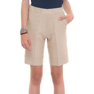Maria Bellentani Pantalone morbido Beige Viscosa Donna