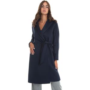 Max Mara studio Cappotto in lana superbo Blu Lana vergine Donna