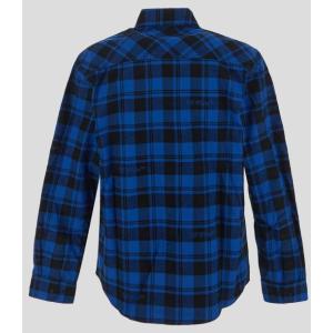 Camicia A Quadri Off-white Blu Taglia S Off-white  Taglia S