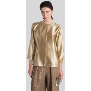 Blusa  in Seta Oro