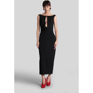 Abito lungo Dress 13 in viscosa Nera