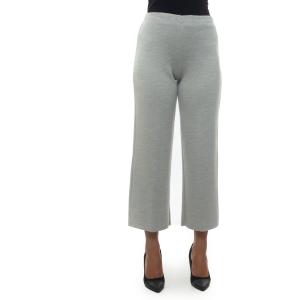 Maria Bellentani Pantalone lana Grigio chiaro Lana Donna