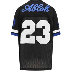 T-shirt In Rete Da Baseball Con Logo Frontale Off-white Nero Taglia S Off-white Taglia S