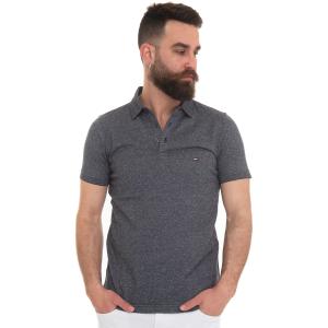 Tommy Hilfiger Polo in cotone piquet Grigio Cotone Uomo
