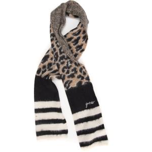 Guess Sciarpa Beige-nero Lana Donna