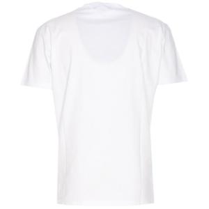 T-shirt Bianca Girocollo Con Stampa Logo Dsquared2 Bianco Taglia M Dsquared2  Taglia M