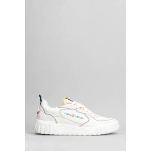 Sneakers Court in Pelle Bianca
