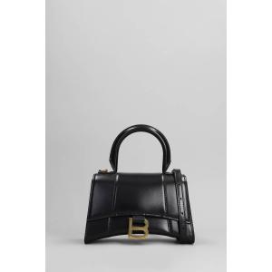 Borsa a mano Hourglass xs in Pelle Nera