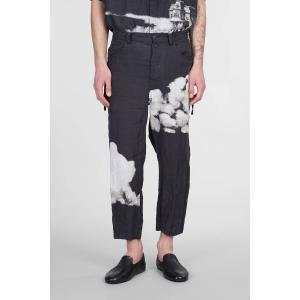 Pantalone  in lino Nero