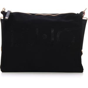 Liu Jo Pochette in tessuto Nero Cotone Donna