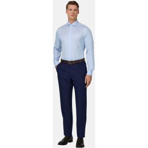 Boggi, Camicia A Righe In Cotone Slim Fit, Uomo, Azzurro, Taglia: 37