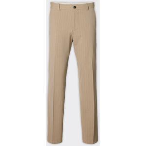 Selected Homme Pantalone Liam Slim Flex Pinstriped Sand