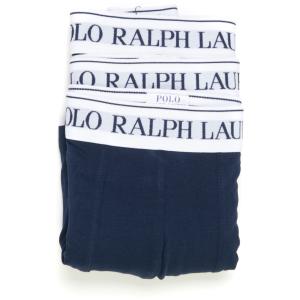 Ralph Lauren Set 3 Boxer Blu-blu scuro Cotone Uomo