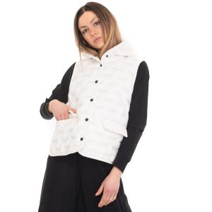 Peuterey Gilet Bianco Poliestere Donna