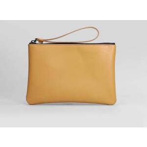 Pochette  in Pelle Cammello