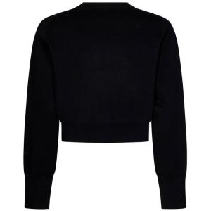 Maglia Cropped Nera Rotate Birger Christensen Nero Taglia 36 Rotate Birger Christensen  Taglia 36