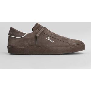 Sneakers Prsx Low in pelle e camoscio Marrone