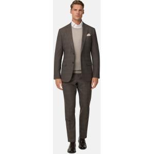 Boggi, Abito Principe Di Galles In Lana, Uomo, Marrone, Taglia: 44