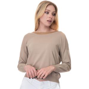 Fay Maglia in viscosa Beige Viscosa Donna