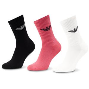 33-Set di 3 paia di calzini lunghi da uomo 303133 2F301 98510 Multicolore