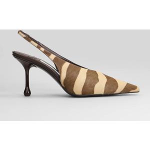 Decollete Isa 80 in Cavallino Marrone