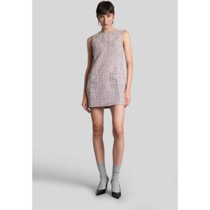 Abito corto  in Lana Rosa