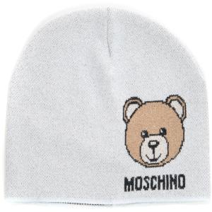 Moschino Cappello Grigio chiaro Viscosa Donna