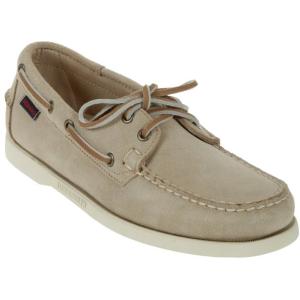 Mocassini In Camoscio Sebago Nude e Neutro Taglia 7 Sebago  Taglia 7