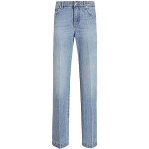 Jeans con pieghe