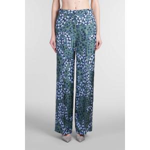 Pantalone  in Seta Verde