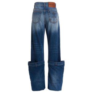 Maxi Jeans Con Risvolto J.w. Anderson Blu Taglia 26 J.w. Anderson  Taglia 26