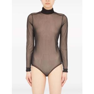 Body Velato A Quattro Punti Maison Margiela Nero Taglia 38 Maison Margiela  Taglia 38