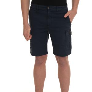 Ecoalf Bermuda con tasconi Limaalf Blu Cotone Uomo