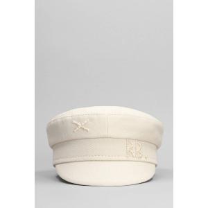 Cappello  in Cotone Beige