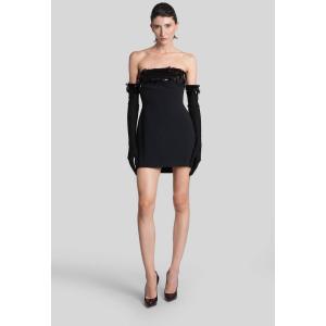 Abito corto  in viscosa Nera