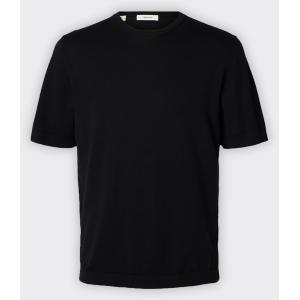 Selected Homme T-Shirt Torino Knit Nera
