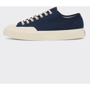 Superga Sneakers 2432 Works Low Cut Cotton Canvas Navy/Off White