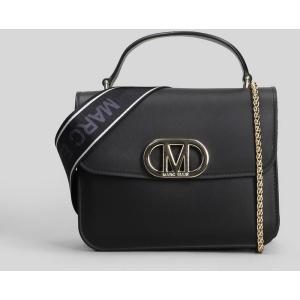 Borsa a spalla Flat Ear in ecopelle Nera