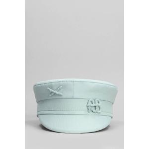 Cappello Baker Boy in lino Verde