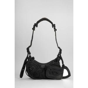 Borsa a spalla Le cagole sho bag xs in Cotone Nero