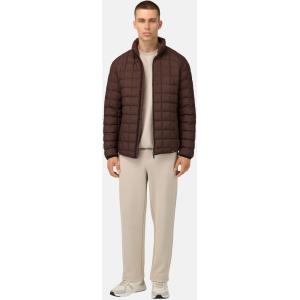 Boggi, Bomber In Tessuto Tecnico In Piuma D`oca, Uomo, Marrone scuro, Taglia: L