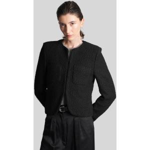 Giacca Casual Shaline in Cotone Nero