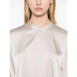 Camicia In Seta Con Collo Alla Coreana Forte Forte Bianco Taglia 1 Forte Forte  Taglia 1