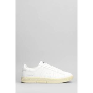 Sneakers Russell in Pelle Bianca
