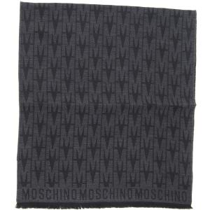 Moschino Sciarpa Nero Lana Uomo