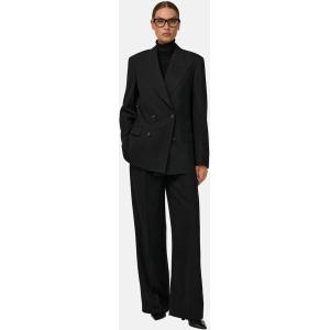 Boggi, Giacca In Pura Lana Travel, Donna, Nero, Taglia: S