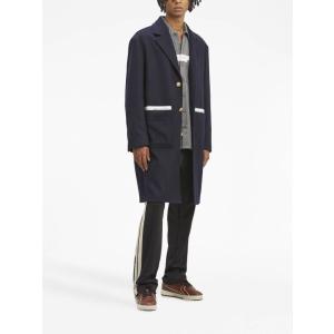 Cappotto Sartoriale In Fettuccia Palm Angels Blu Taglia 48 Palm Angels  Taglia 48