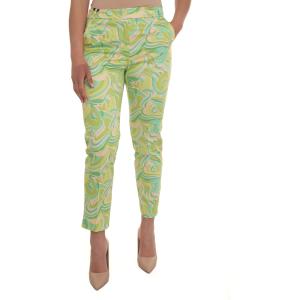 Pennyblack Pantalone capri nicole Verde Cotone Donna
